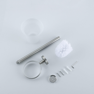 Fortifura Calvi toiletborstelhouder rond Geborsteld RVS PVD