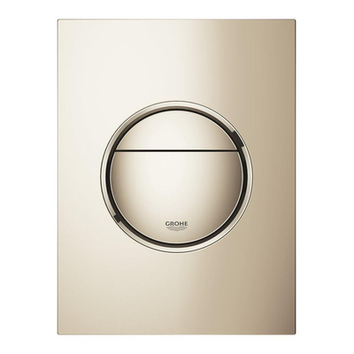 Grohe Nova S-size drukplaat nikkel - OUTLET UDEN