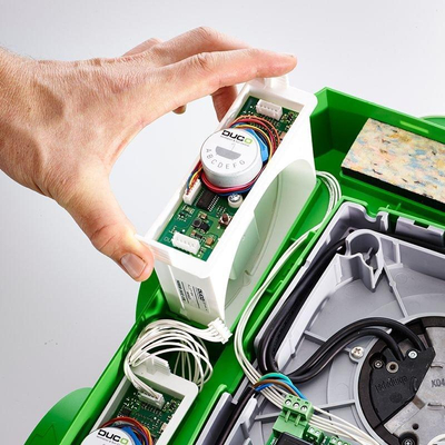 Duco All-in-one pakket met DucoBox Focus, 2 CO2 regelkleppen, vocht regelklep, bedieningsschakelaar en Silent Plus Pakket