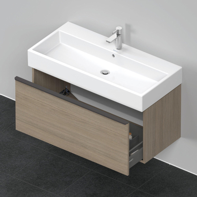 Duravit D-Neo wastafelonderkast 98.4x44x44.2cm 1 lade Eiken (terra) Mat