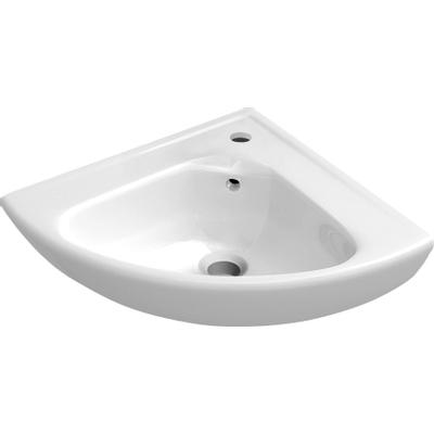Villeroy & Boch Omnia Compact hoekfontein 55x45cm wit