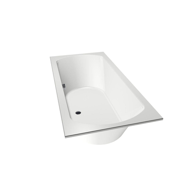 Xenz Lagoon ligbad - 190x90cm - met overloop - zonder afvoer - Acryl Wit