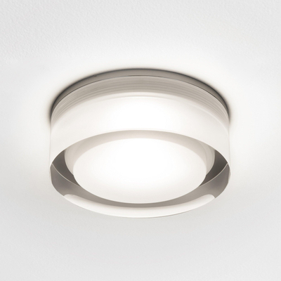 Astro Vancouver Round 90 LED Plafondlamp 6.6cm IP44 verlichting geintegreerd glas