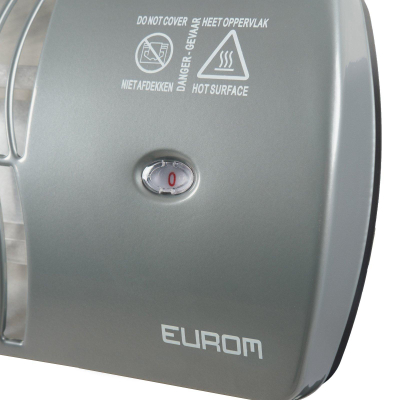 Eurom Badkamerkachel 1200watt 55.6x15.4x15.6cm metaal