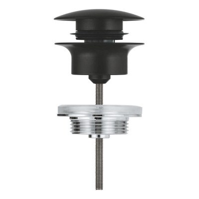 GROHE Waste Set - Ø63mm - push open - matte black