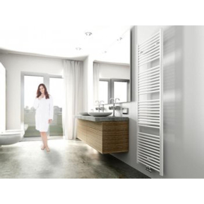 Wiesbaden Elara sierradiator 180x60cm midden onder aansluiting 1067Watt wit