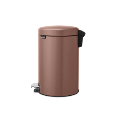 Brabantia NewIcon Pedaalemmer - 12 liter - kunststof binnenemmer - satin taupe