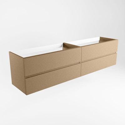 Mondiaz VICA wastafelonderkast - 200x45x50cm - 4 lades - softclose - Oro