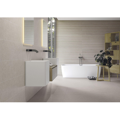 SAMPLE Cifre Cerámica Borneo vloer- en wandtegel Betonlook sand mat (beige)