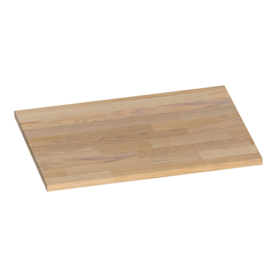 BRAUER Ocean Slim topblad - 60x46x2cm - vingerlas eiken grijs