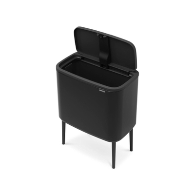 Brabantia Bo Touch Bin Afvalemmer - 36 liter - kunststof binnenemmer - matt black