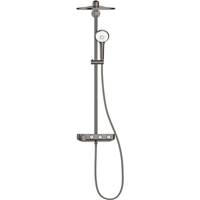 GROHE Euphoria SmartControl Regendoucheset Opbouw - hoofddouche 31cm - hannddouche rond - hard graphite