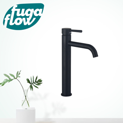 FugaFlow Eccelente Sobrado Badkamer Wastafelkraan - 33.9cm - verhoogd - opbouw - mat zwart