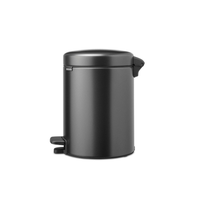 Brabantia NewIcon Pedaalemmer - 5 liter - kunststof binnenemmer - confident grey