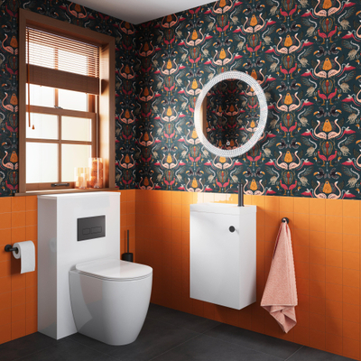 Crosswater Glide II Toiletbril - 52cm- softclose - quickrelease - wit glans