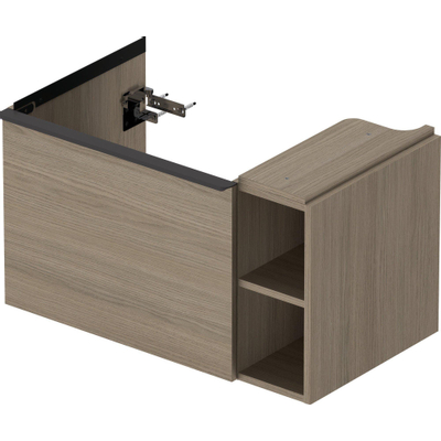 Duravit D-Neo wastafelonderkast 78.4x44x45.2cm 1 lade met softclose Eiken (terra) Mat