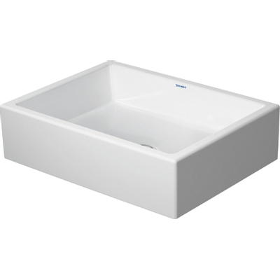 Duravit Vero Air Opbouw Wastafel - 50x38cm - zonder kraangat - zonder overloop - keramiek - wit