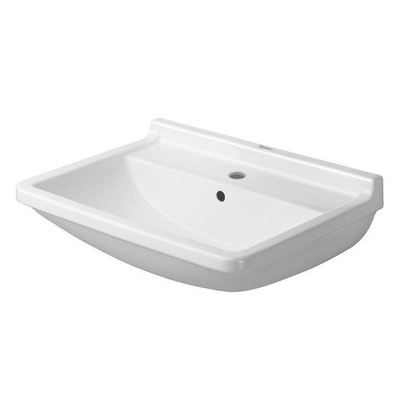 Duravit Philippe Starck 3 wastafel 65x48cm Wondergliss wit