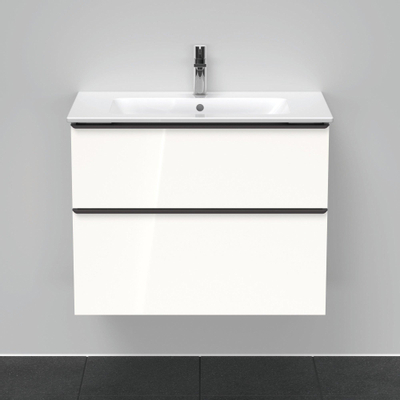 Duravit D-Neo wastafelonderkast 81x62.5x46.2cm 1 lade wit Hoogglans