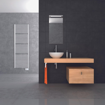 Stelrad Dahlia E elektrische designradiator 120x40cm - 400W - glans wit