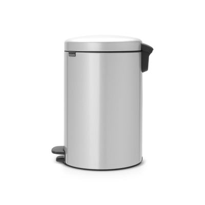 Brabantia NewIcon Pedaalemmer - 20 liter - kunststof binnenemmer - metallic grey