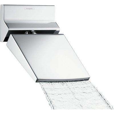 Hansgrohe Raindance Rainfall 150 met 15cm brede RainFlow watervalstraal chroom