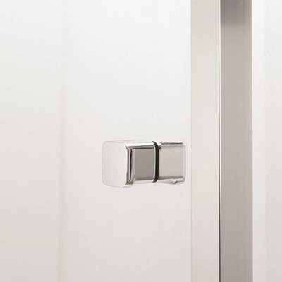 Crosswater Clear 6 vouwdeur 90x195cm 6mm veiligheidsglas zilver aluminium