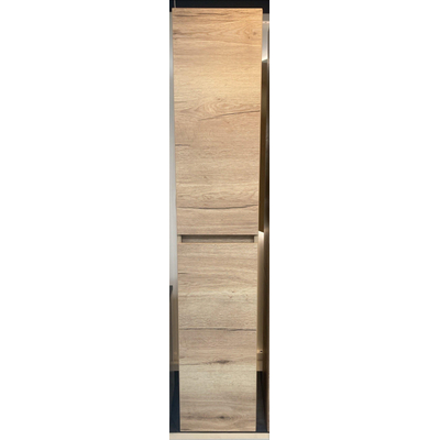 SaniClass Aurora Hoge kast - 180x35x35cm - 2 deuren - greeploos - Roble Luz OUTLETSTORE