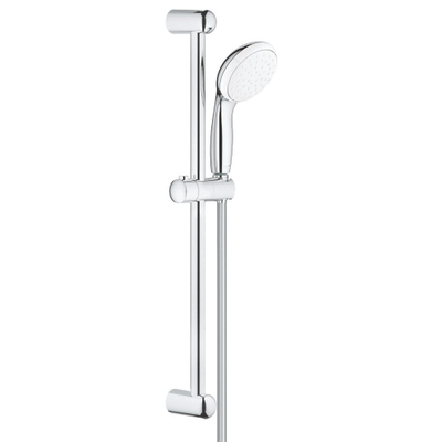 GROHE New Tempesta glijstangset met handdouche met 1 straalsoort 9.5L/min. 60cm met doucheslang 175cm chroom/wit