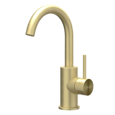 IVY Concord Wastafelmengkraan - opbouw - draaibare uitloop - coldstart - RVS316 - geborsteld mat goud PVD