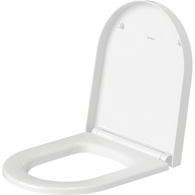 Duravit ME by Starck WC-zitting 43.8x37.4x5.1cm compact met softclose met quickrelease Kunststof wit Glanzend OUTLETSTORE