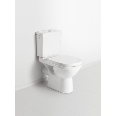 Villeroy & Boch O.novo duoblokreservoir + binnenwerk m. zijaansluiting links/rechts wit