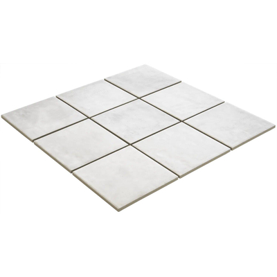 The Mosaic Factory Kasba mozaïektegel - 30x30cm - wandtegel - Vierkant - Porselein White glans