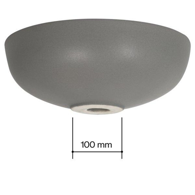 Plieger Round waskom - 38x38x13.6cm - mat grijs