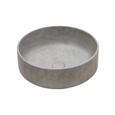 Ideavit Lixir Waskom 42x15cm rond concrete beton beige