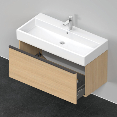 Duravit D-Neo wastafelonderkast 98.4x44x44.2cm 1 lade Natuur eiken Mat