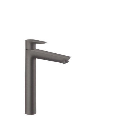 Hansgrohe Talis E ééngreeps wastafelmengkraan 240 met pop-up afvoergarnituur Brushed Black Chrome