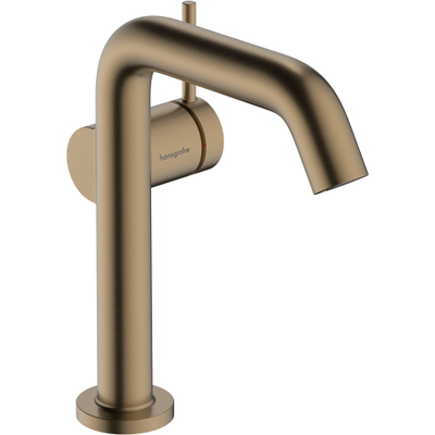 Hansgrohe Tecturis Wastafelmengkraan - zonder waste - 13.9cm uitloop - geborsteld brons