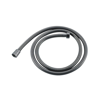 Fortifura Calvi Inbouw Regendoucheset - thermostatisch - wandarm - 30cm hoofddouche - ronde handdouche - metalen doucheslang - geborsteld Gunmetal PVD