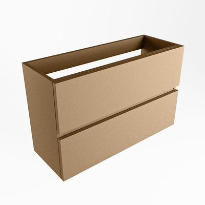 Mondiaz ADA fonteinonderkast - 80x30x50cm - 2 lades - uitsparing rechts - softclose - Oro