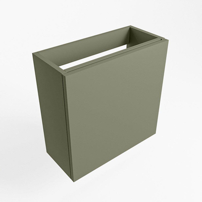 Mondiaz FOWY fonteinonderkast - 50x22x50cm - 1 deur - push to open - softclose - Army
