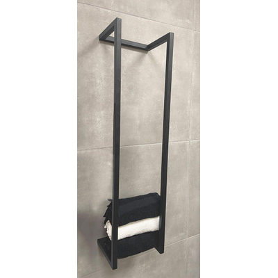 Wiesbaden Loft handdoekrek 95 x 25 x 20 cm gunmetal