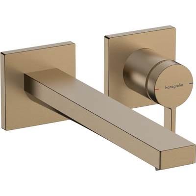 Hansgrohe Tecturis Wastafelkraan Inbouw - mengkraan - eengreeps - 22.5cm uitloop - geborsteld brons