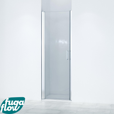 FugaFlow Efficiente Vetro 6211 Douchedeur - 60x200cm - profiel veiligheidsglas - anti kalk - chroom