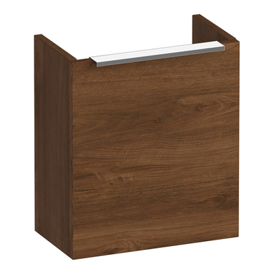 BRAUER Elevate fonteinkast 40 excl. opleggreep met 1 deur linksdraaiend Forest Cacao