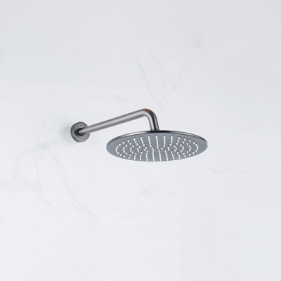 Fortifura Calvi Hoofddouche 25cm rond 6mm Geborsteld Gunmetal PVD -licht beschadigd- OUTLETSTORE