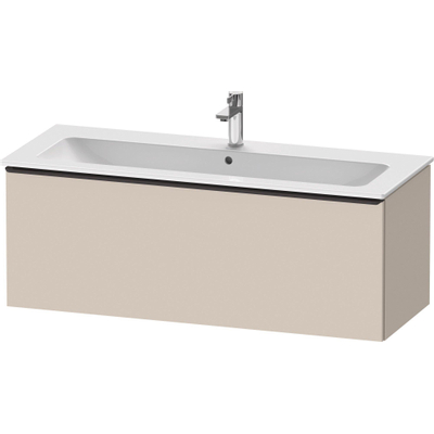 Duravit D-Neo wastafelonderkast 121x44x46.2cm 1 lade Taupe Mat