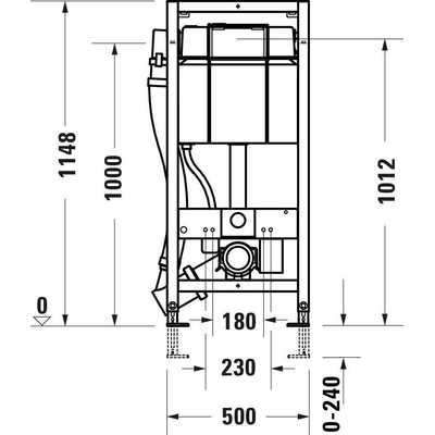 Duravit DuraSystem Inbouwreservoir met frame