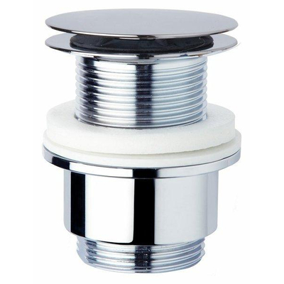 Plieger afvoerplug 65x5/4 zonder overloop 70mm met drukafsluiting