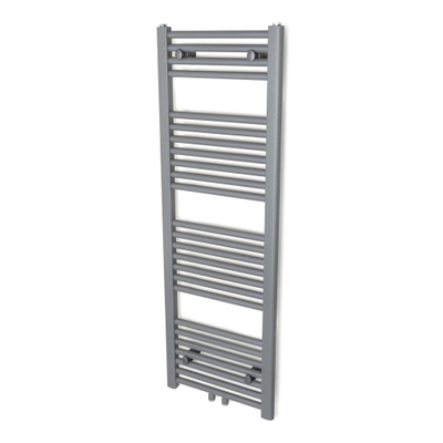 Rosani Exclusive line 2.0 radiator 40x120cm 438watt recht middenaansluiting structuur grijs metallic